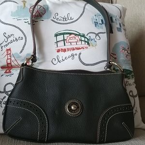 Leather D&B  Olive Green Purse - Great Condition